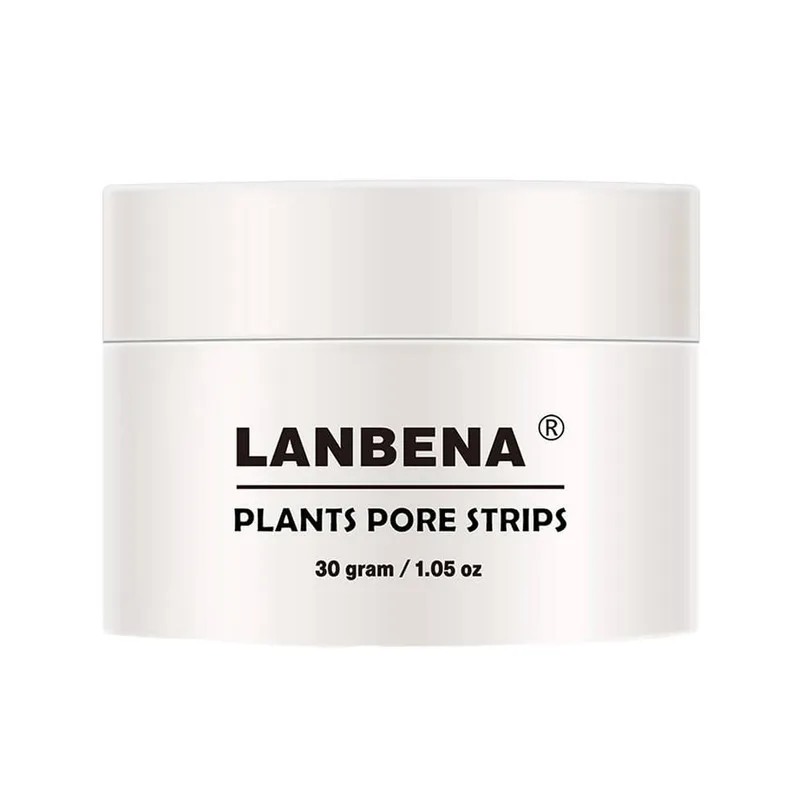 ماسک پاک کننده بینی کرمی لنبنا مدل PLANTS وزن 30 گرم بسته 60 عددی کوچککننده منافذ، رفع جوش سرسیاه، ضد حساسیت و مناسب استفاده روزانه
