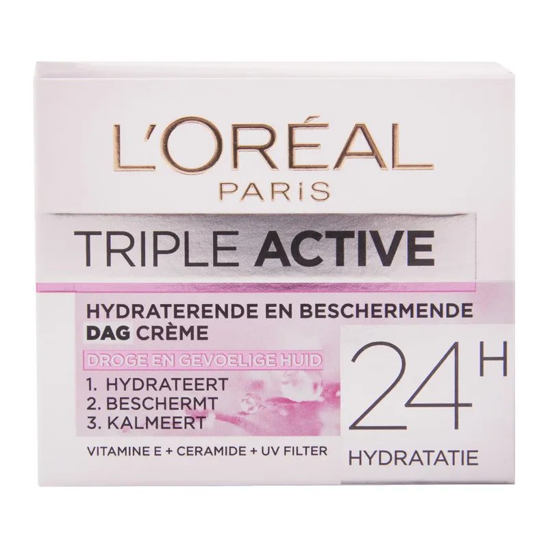 کرم آبرسان روز لورآل مدل TRIPLE ACTIVE حجم 50 میلی لیتر - تصویر 2
