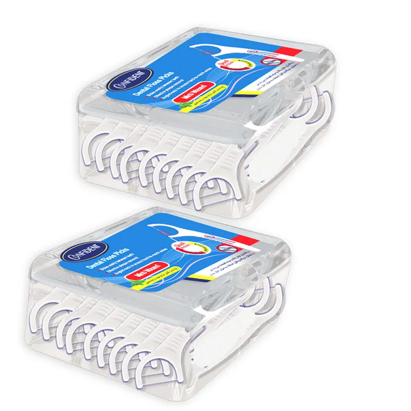 نخ دندان کانفیدنت مدل BoxFlossPick2 مجموعه 2 عددی - تصویر 2
