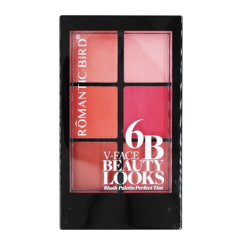 پالت رژ گونه رمانتیک برد مدل 6B V-Face Beauty Looks کد A - تصویر 2