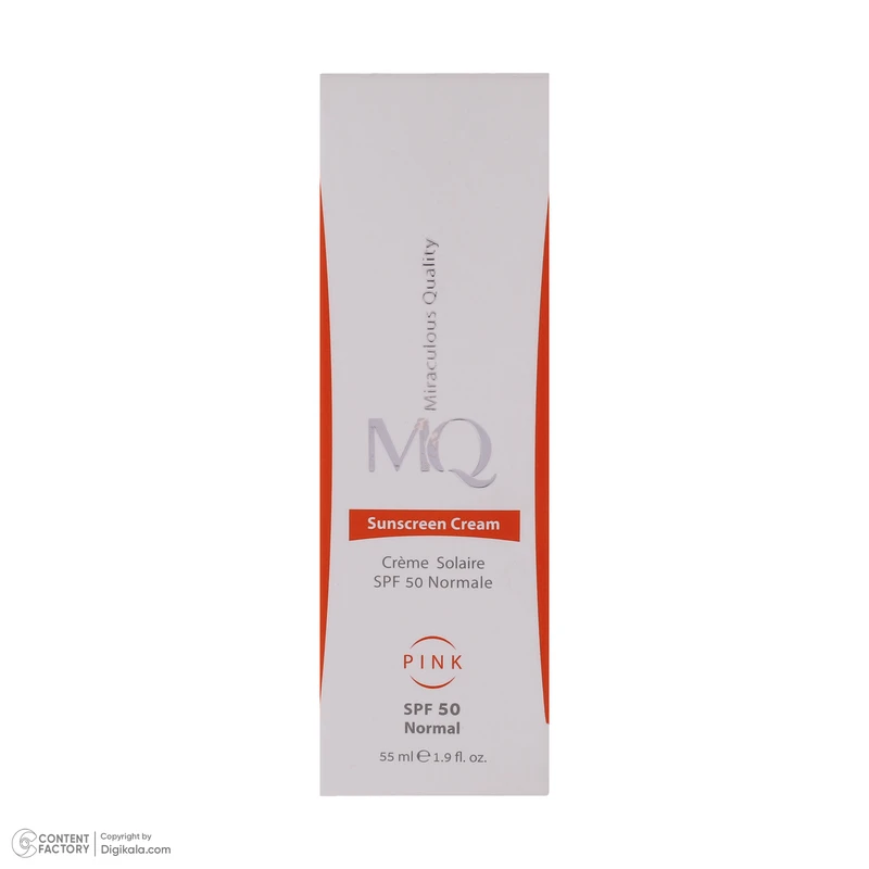 کرم ضد آفتاب رنگی ام کیو، 50 SPF، مدل S564، مناسب انواع پوست تنالیته رنگ متوسط و حجم 55 میلی‌لیتر، ضد حساسیت، محافظت کننده در برابر اشعه UVA و UVB، مرطوب کننده، دارای فرمولاسیون غی - نمای 2