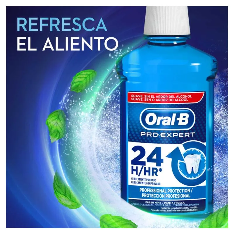 دهان شویه اورال-بی سری Professional Protection مدل Pro Expert حجم 500 میلی لیتر - تصویر 5
