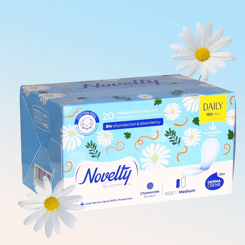 پد بهداشتی ناولتی مدل CHAMOMILE EXTRACT بسته 20 عددی - تصویر 2