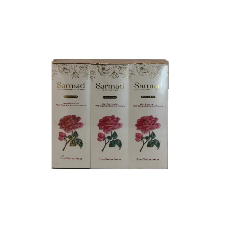 تونر پاک کننده صورت سرمد مدل ROSE WATER حجم 60 میلی لیتر بسته 6 عددی - تصویر 2
