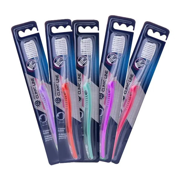 مسواک ارتودنسی کلینیک لاین مدل Ortho Brush با برس نرم - تصویر 2
