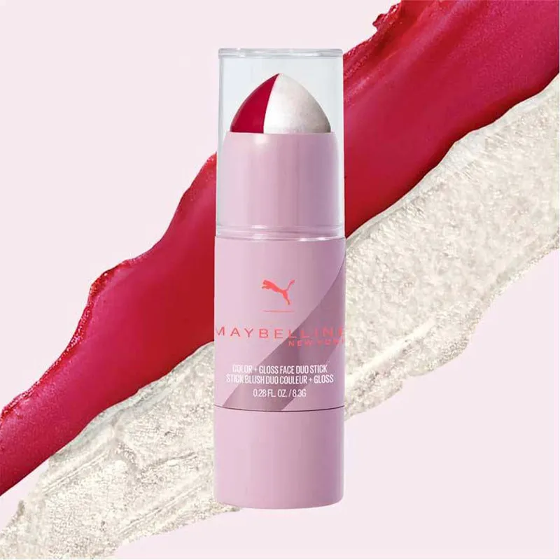 رژ گونه و هایلایتر میبلین مدل Duo Stick - تصویر 2