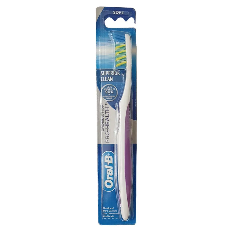 مسواک اورال-بی سری PROHEALTH CROSSACTION مدل SUPERIOR 90% با برس نرم - تصویر 3