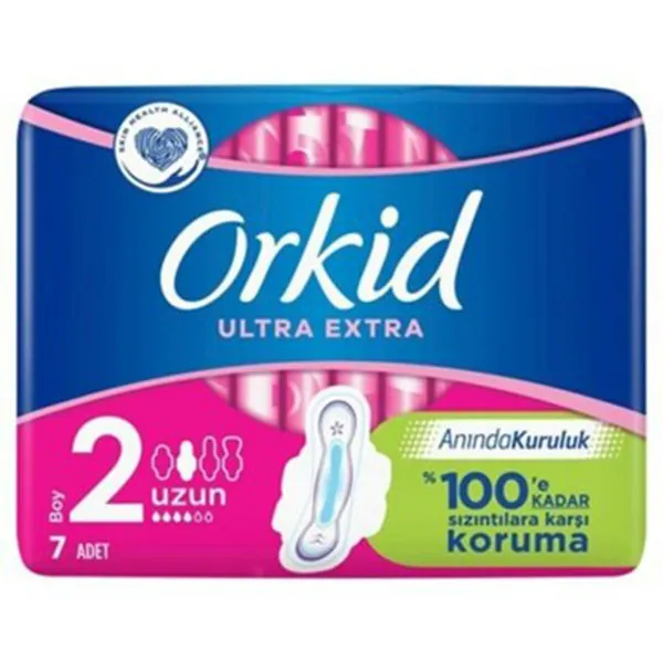 نوار بهداشتی اورکید مدل ULTRA EXTRA بسته 7 عددی - تصویر 2