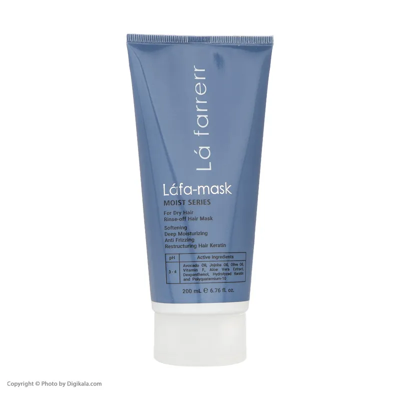 ماسک مو رطوبت رسان لافارر مدل Moist Series مناسب موهای خشک و زبر حجم 200 میلی لیتر - تصویر 2