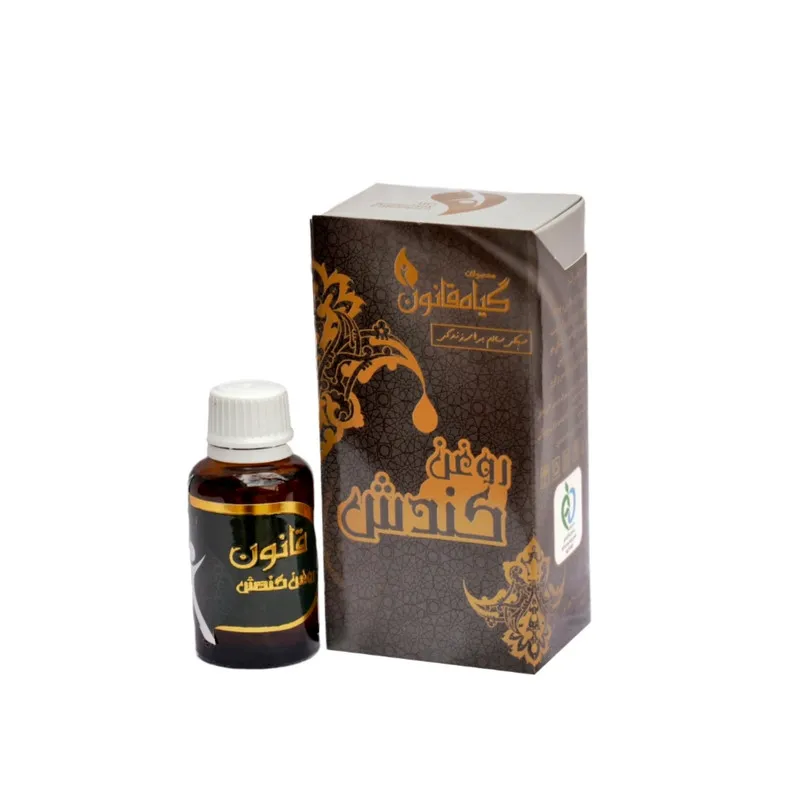 روغن کندش گیاه قانون حجم 30 میلیلیتر تقویتکننده و ضد ریزش مو و ابرو، مرطوبکننده پوست سر، حاوی فرمولاسیون طبیعی با قطرهچکان و مناسب بانوان و آقایان
