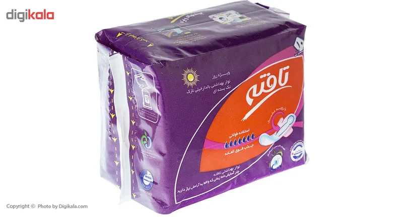 نوار بهداشتی تافته مدل Extra Wide Daily Use بسته 10 عددی - تصویر 3