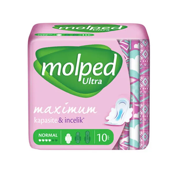 نوار بهداشتی مولپد مدل Ultra Normal بسته 10 عددی - تصویر 2