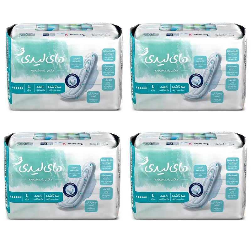 نوار بهداشتی مای لیدی مدل Maxi sensitive مجموعه 4 عددی - تصویر 2