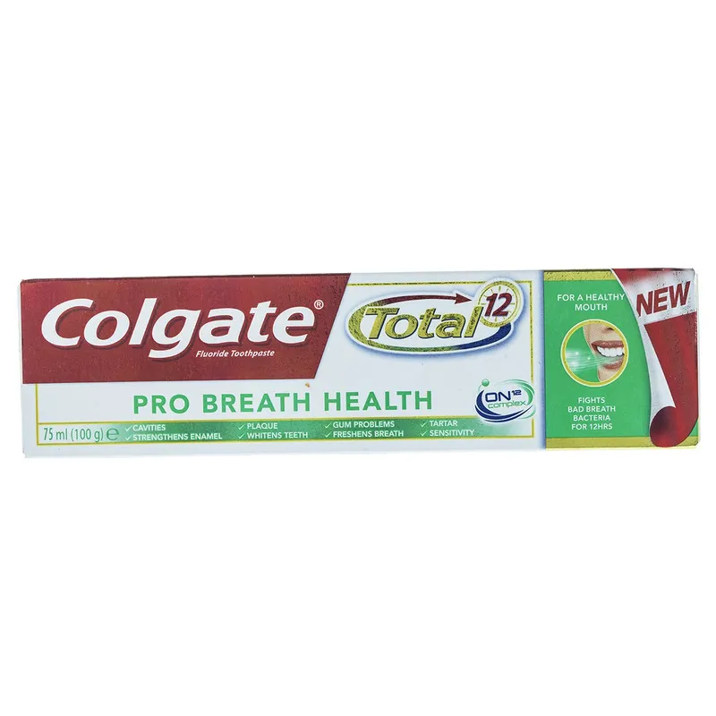 خمیر دندان کلگیت سری Total 12 مدل Pro Breath Health حجم 75 میلی لیتر - تصویر 2
