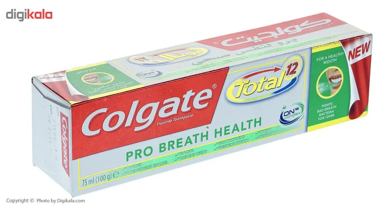 خمیر دندان کلگیت سری Total 12 مدل Pro Breath Health حجم 75 میلی لیتر - تصویر 4