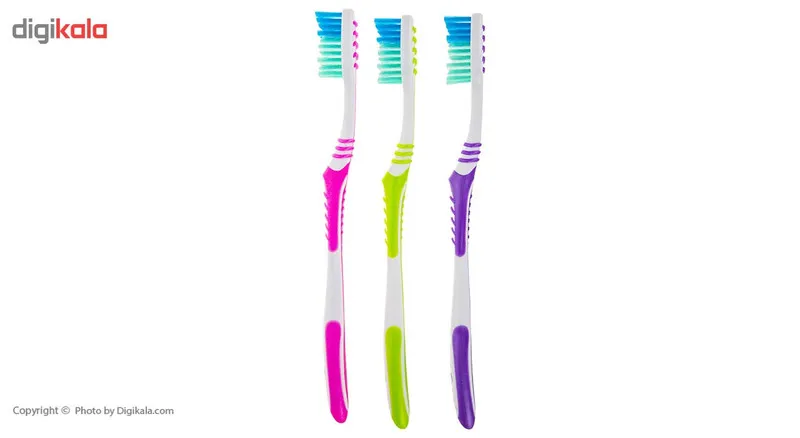 پک مسواک کلگیت مدل Extra Clean بسته 3 عددی - تصویر 4