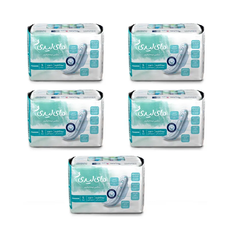 نوار بهداشتی مای لیدی مدل Maxi sensitive مجموعه 5 عددی - تصویر 2