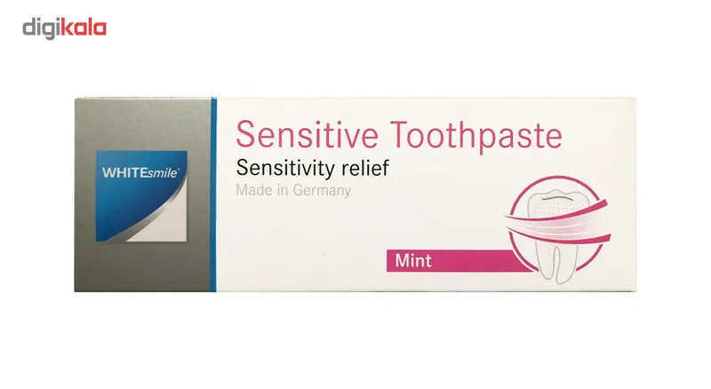 خمیر دندان ضد حساسیت وایت اسمایل مدل Sensitive حجم 75 میلی لیتر - تصویر 2
