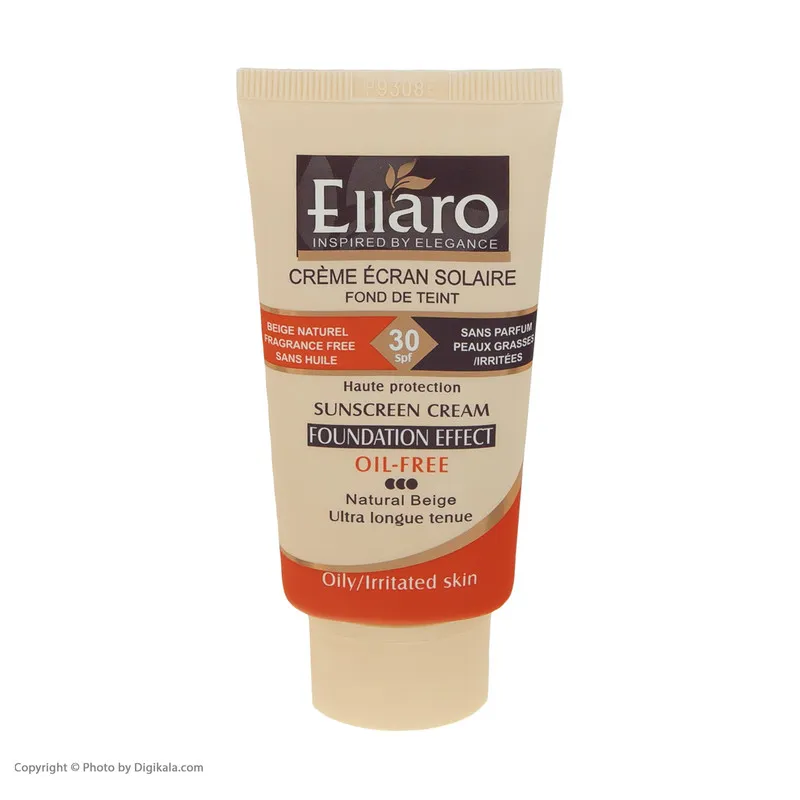 کرم ضد آفتاب رنگی الارو SPF30 سری Foundation Effect مدل Natural Beige محافظ UVB، مناسب پوست‌های چرب و حساس تحت لیسانس حجم 40 میلی‌لیتر - تصویر 5