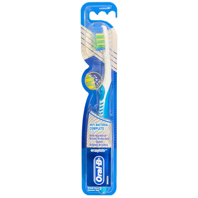 مسواک اورال-بی مدل COMPLETE ANTI BACTERIAL با برس نرم - تصویر 2