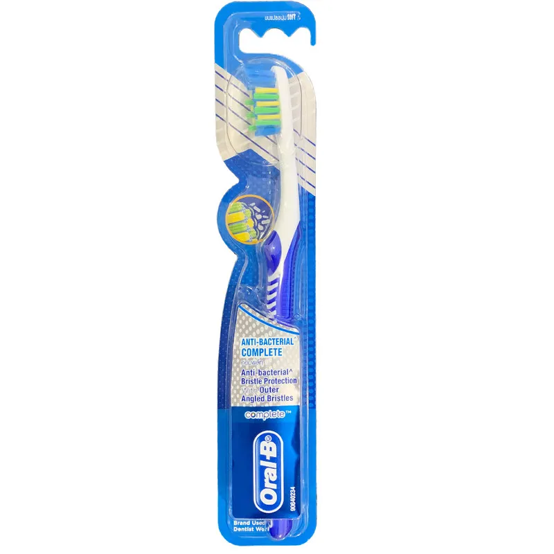 مسواک اورال-بی مدل COMPLETE ANTI BACTERIAL با برس نرم - تصویر 3