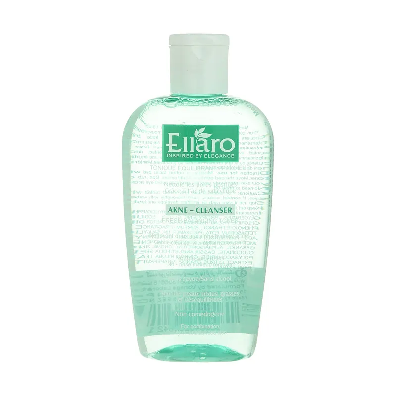 تونر پاک کننده صورت الارو مدل Akne Cleanser تحت لیسانس حجم 200 میلی لیتر