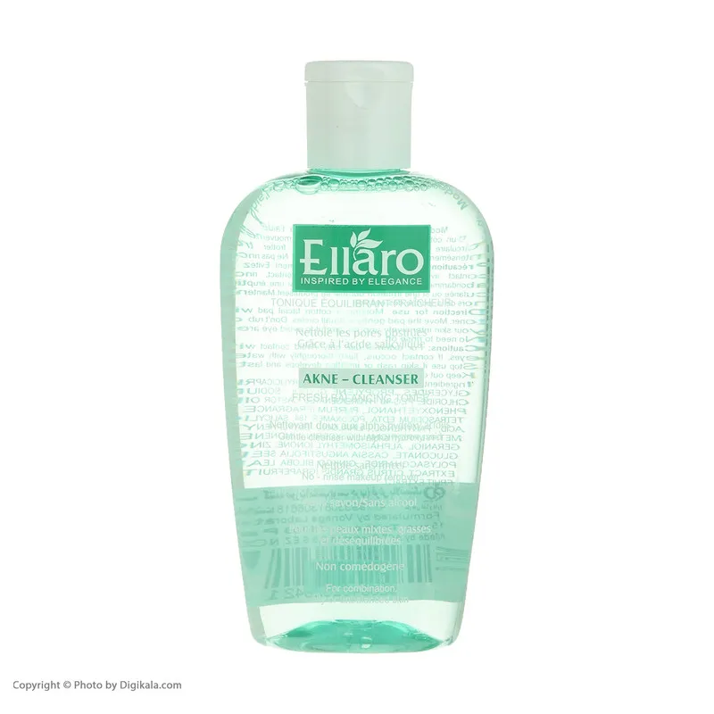 تونر پاک کننده صورت الارو مدل Akne Cleanser تحت لیسانس حجم 200 میلی لیتر - تصویر 4