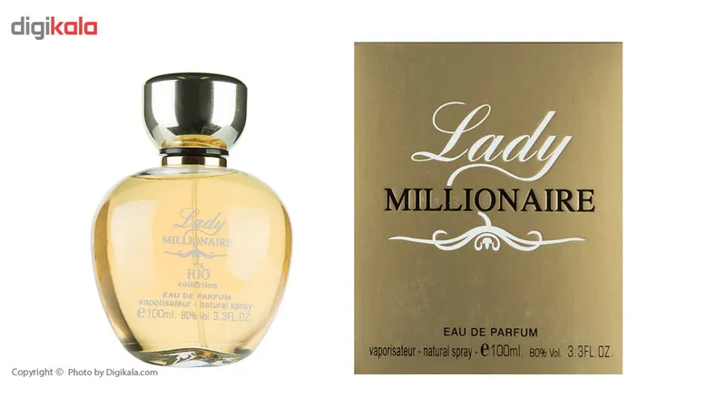 ادو پرفیوم زنانه ریو کالکشن مدل Lady Millionaire حجم 100ml - تصویر 3