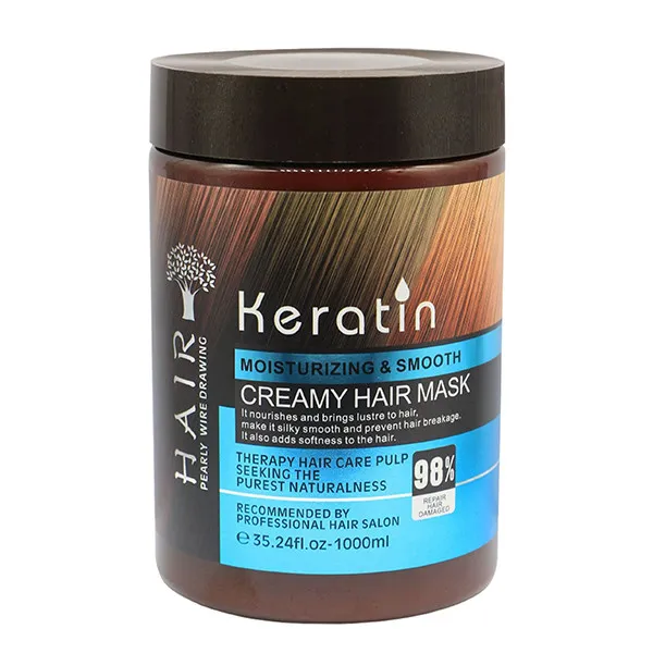ماسک مو هر مدل Keratin حجم 1000 میلی لیتر - تصویر 2