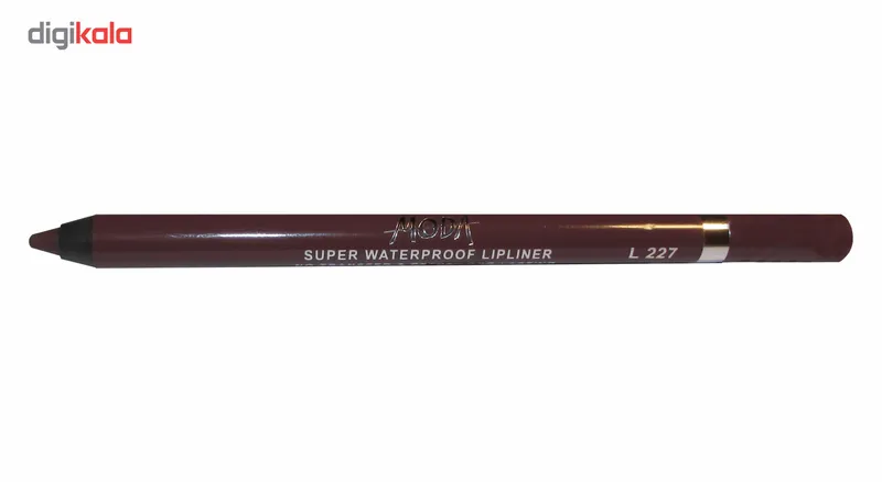 مداد لب مودا مدل super waterproof lipliner شماره L227 - تصویر 2