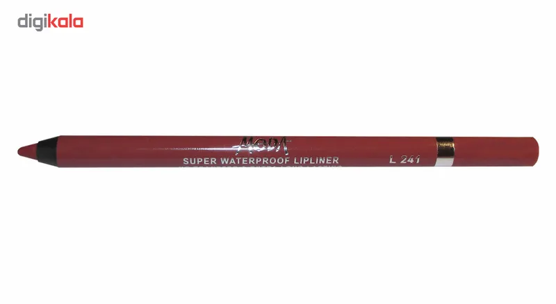 مداد لب مودا مدل super waterproof lipliner شماره L241 - تصویر 2