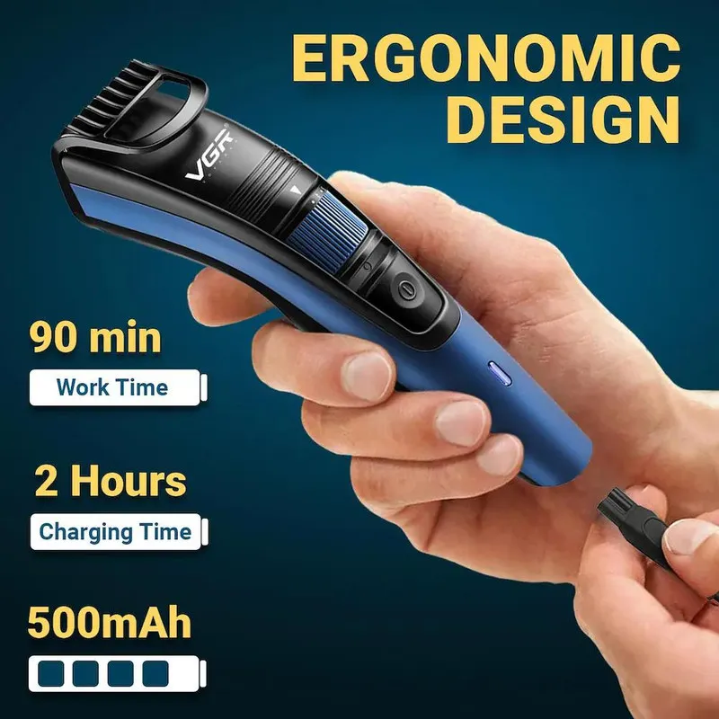 ماشین اصلاح موی سر و صورت وی جی ار مدل V_052 - تصویر 6