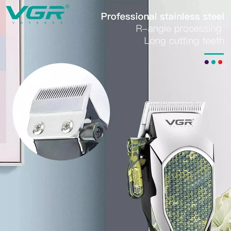 ماشین اصلاح موی سر و صورت وی جی ار مدل V-299 - تصویر 4
