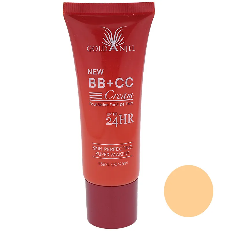 کرم پودر گلد آنجل مدل BB+CC شماره 01 حجم 45 میلی لیتر - تصویر 2