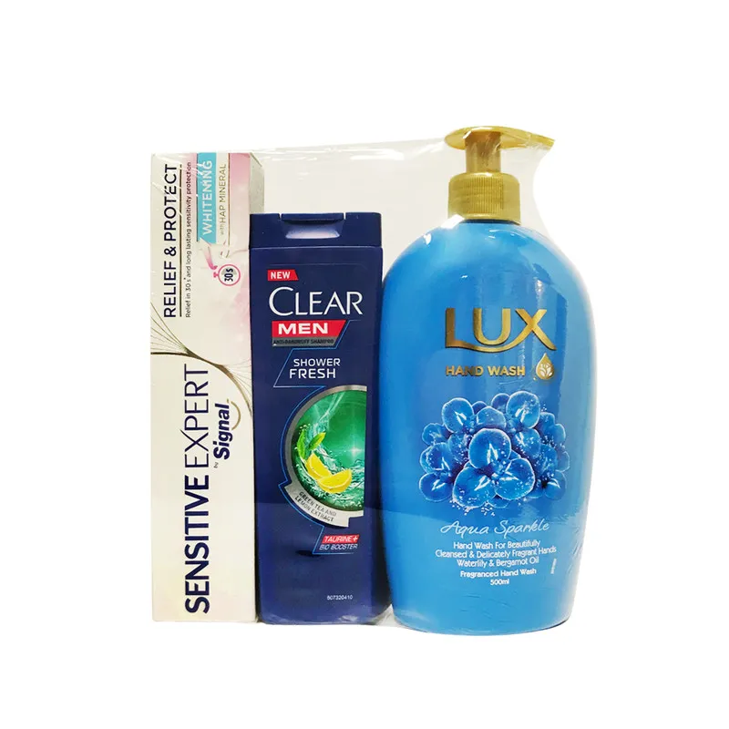 خمیر دندان سیگنال مدل Whitening وزن 100 گرم به همراه شامپو ضد شوره کلییر و شامپو ضد شوره کلییر - تصویر 2