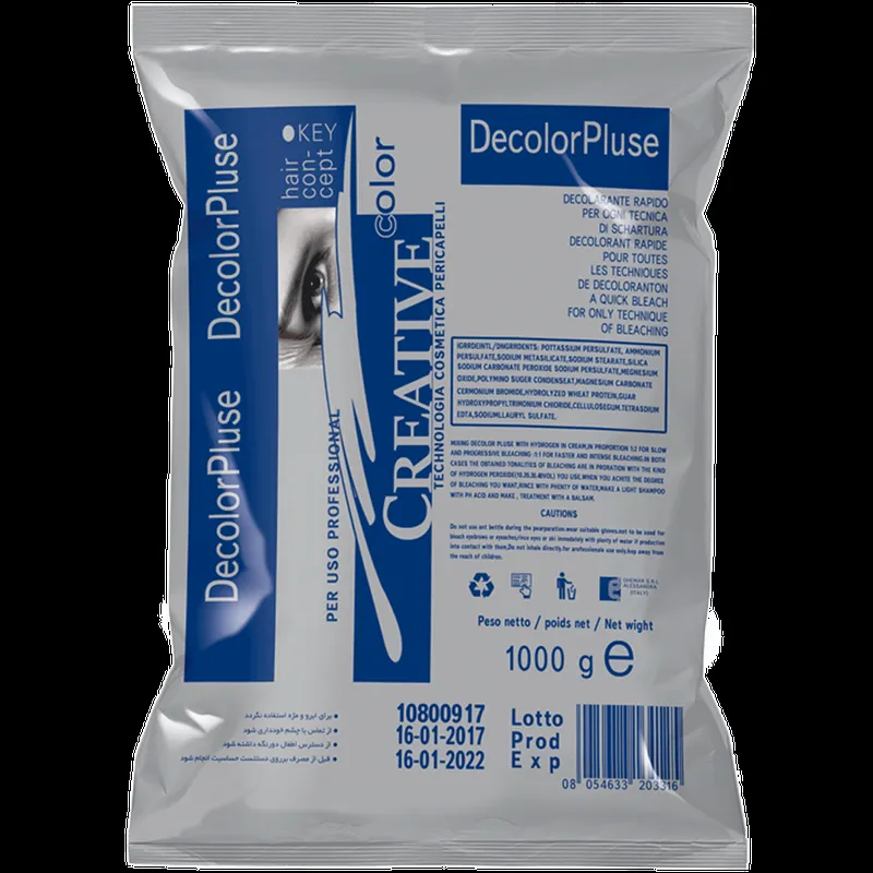 پودر دکلره کریتیو مدل DecolorPlus مقدار 1000 گرم