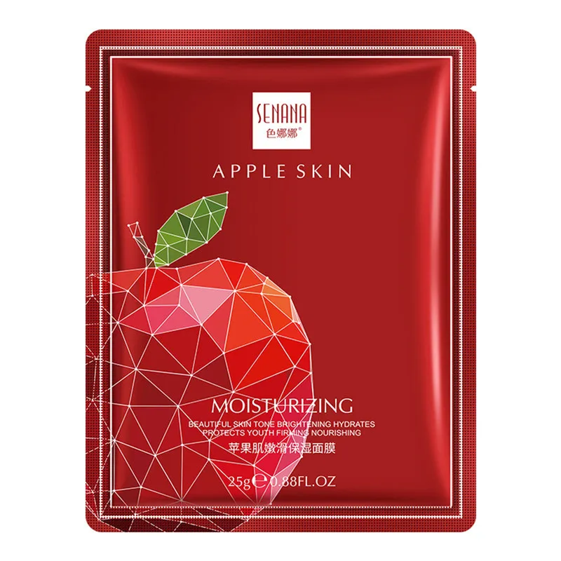 ماسک صورت سنانا سری APPLE SKIN مدل MOISTURIZING حجم 25 میلی لیتر - تصویر 2