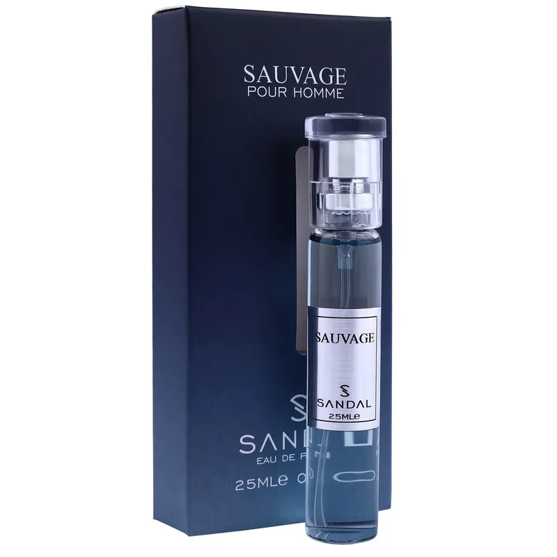عطرجیبی مردانه صندل مدل ساواج حجم 25 میلی لیتر - تصویر 2