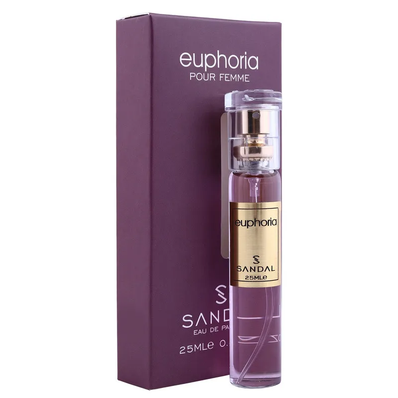 عطر جیبی زنانه صندل مدل ایفوریا  با رایحه شیرین، گرم، گلی حجم 25 میلی‌لیتر - تصویر 2