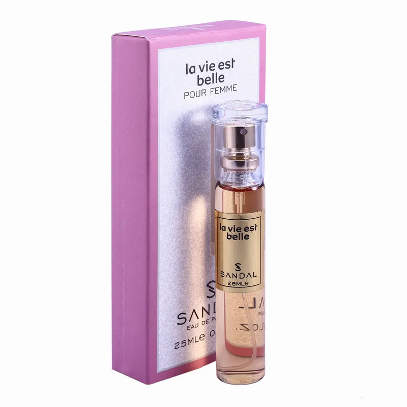 عطر جیبی زنانه صندل مدل La Vie Est Belle حجم 25 میلی لیتر - تصویر 2