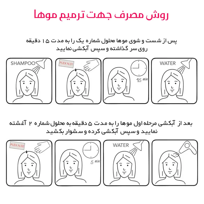 ماسک مو آروال مدل پلکس کد No.01 حجم 12 میلی لیتر به همراه ماسک مو مدل No.02 حجم 16 میلی لیتر - تصویر 3