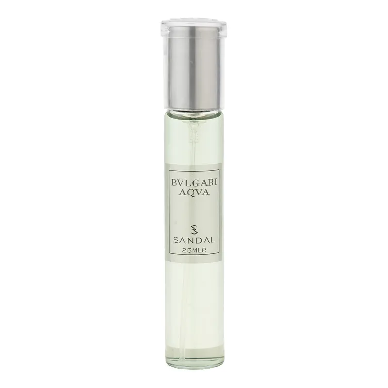 عطر جیبی مردانه صندل مدل BVLGARI AQVA با رایحه تلخ، خنک حجم 25 میلیلیتر - تصویر 2