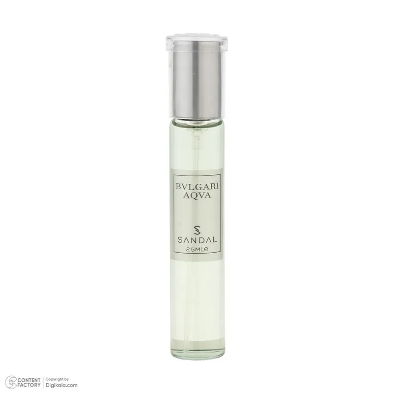 عطر جیبی مردانه صندل مدل BVLGARI AQVA با رایحه تلخ، خنک حجم 25 میلیلیتر - تصویر 4