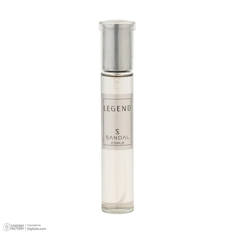 عطر جیبی مردانه صندل مدل LEGEND با رایحه شیرین، خنک حجم 25 میلیلیتر - تصویر 4