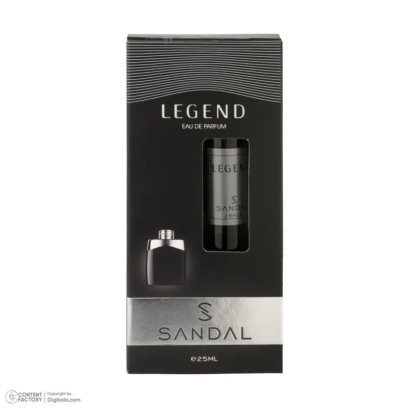 عطر جیبی مردانه صندل مدل LEGEND با رایحه شیرین، خنک حجم 25 میلیلیتر - تصویر 6