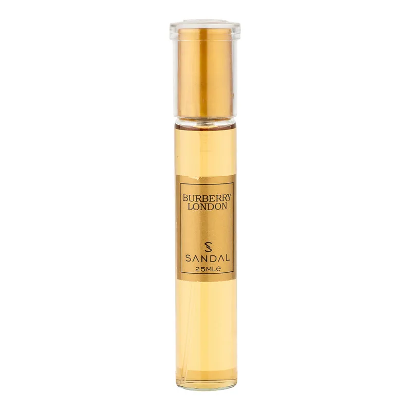 عطر جیبی زنانه صندل مدل BURBERRY LONDON با رایحه شیرین و گرم حجم 25 میلیلیتر