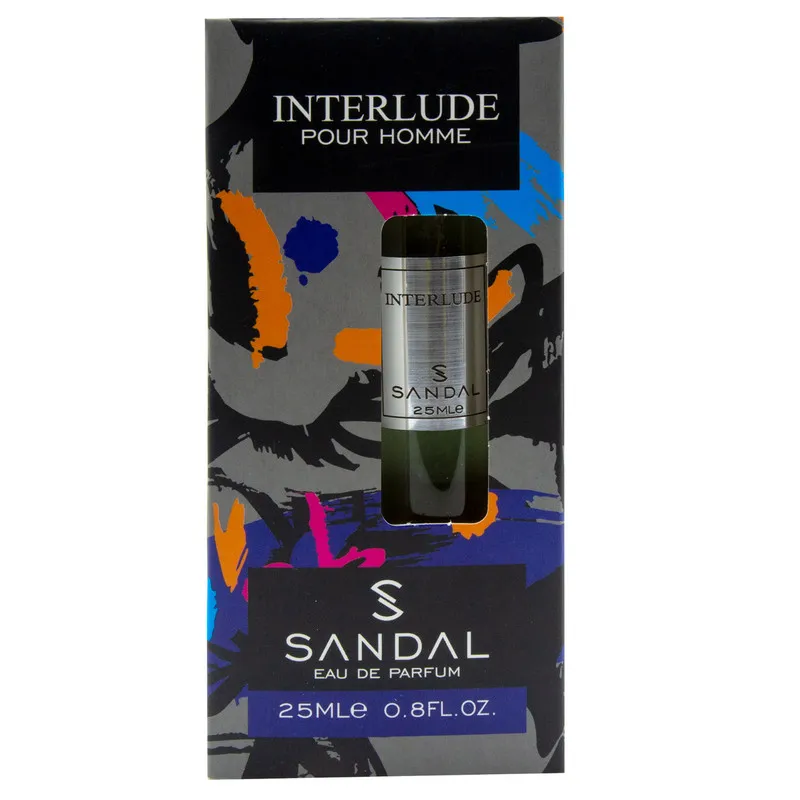 عطر جیبی مردانه صندل مدل INTERLUDE حجم 25 میلی لیتر  - تصویر 2
