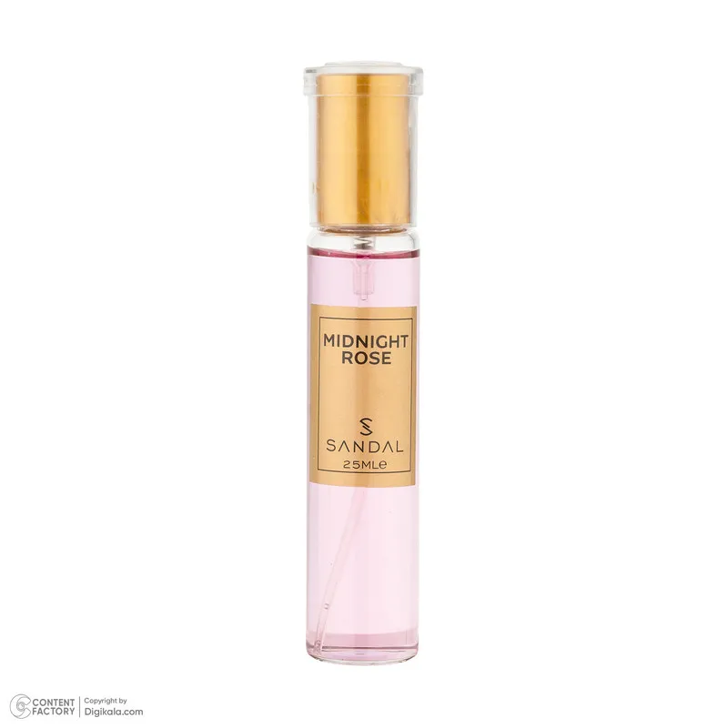 عطر جیبی زنانه صندل مدل Lancome Midnight rose با رایحه شیرین و گرم حجم 25 میلی‌لیتر - تصویر 4