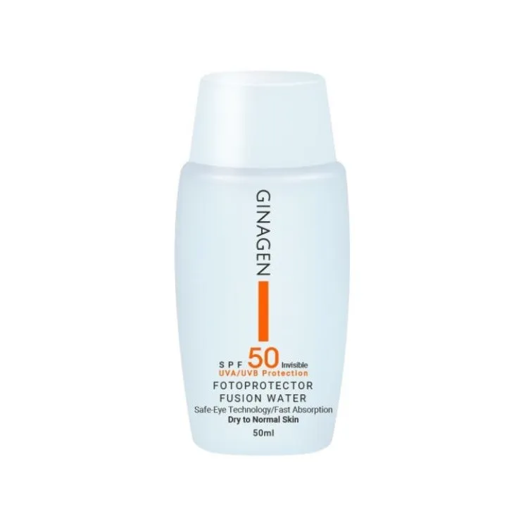 کرم ضدآفتاب بی‌رنگ ژیناژن مدل SPF50، مناسب پوست‌های معمولی و خشک، حجم 50 میلی‌لیتر - تصویر 2