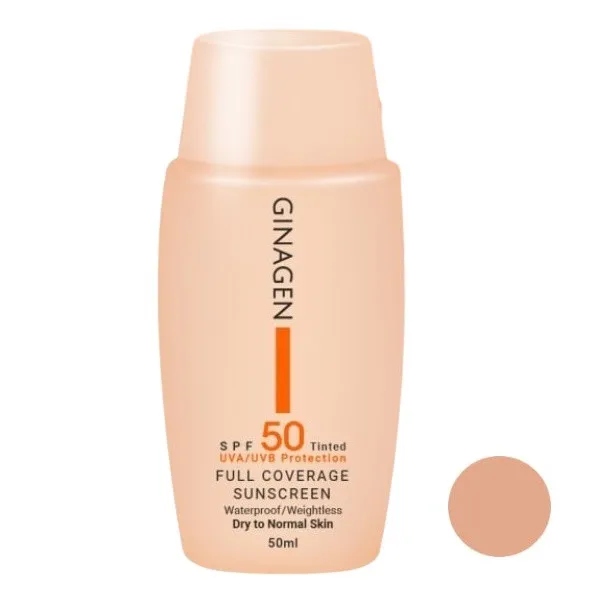 کرم ضدآفتاب ژیناژن سری dry to normal skin مدل 02، حجم 50 میلی‌لیتر - تصویر 2